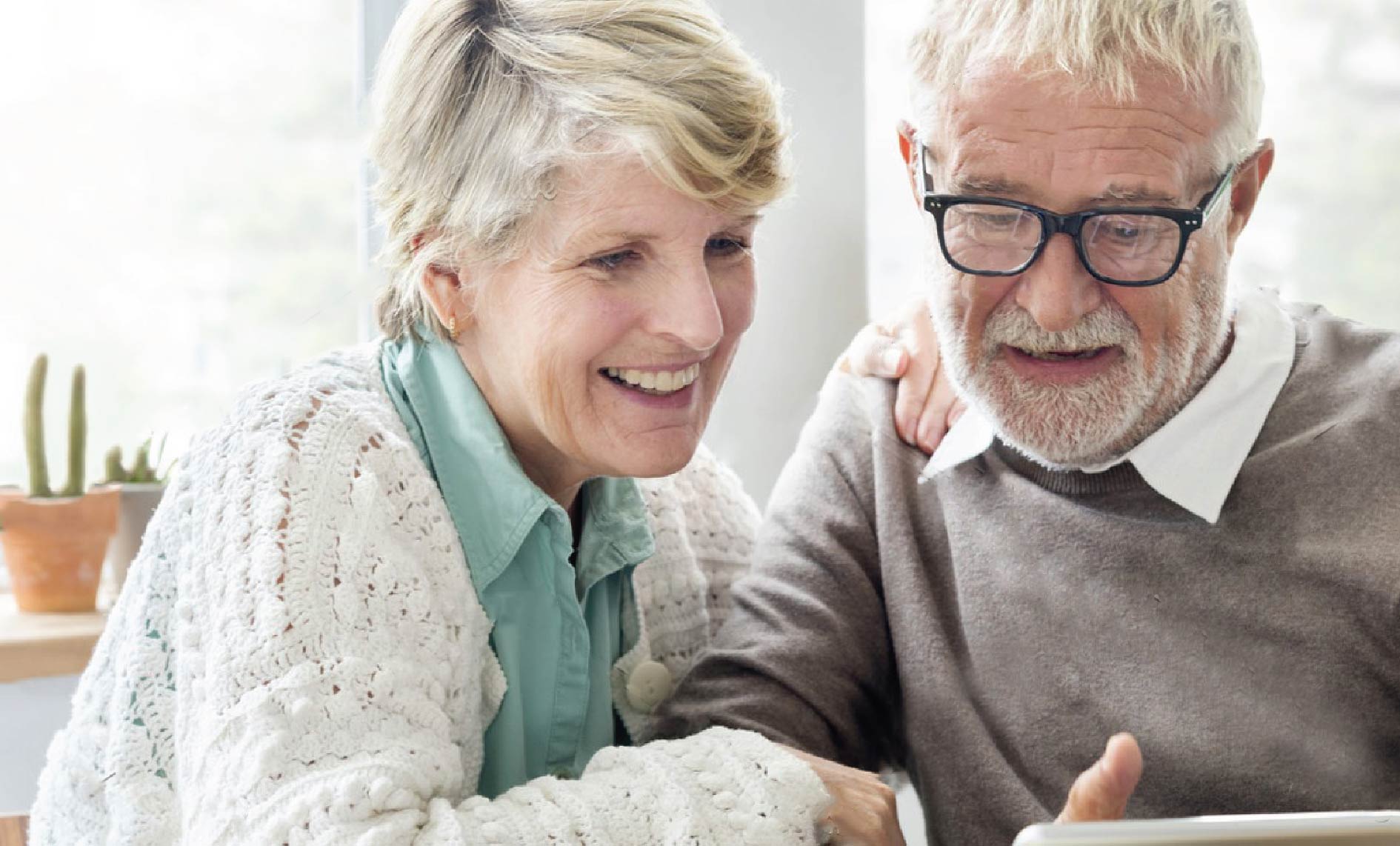 Stressed About Selling and Considering Downsizing? Elderly people looking at property options